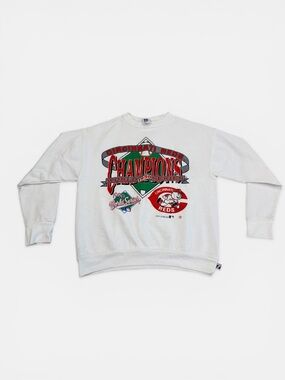 Vintage Logic 7 Cincinnati Reds 1990 World Series Champions Sweatshirt